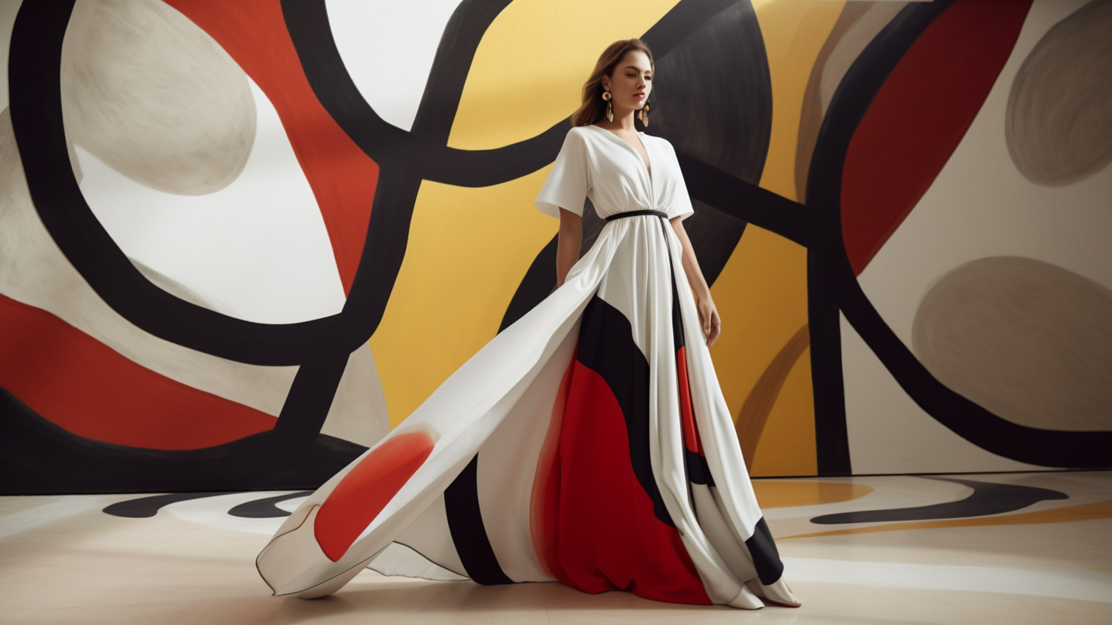 Combining fashion, abstract art, and AI