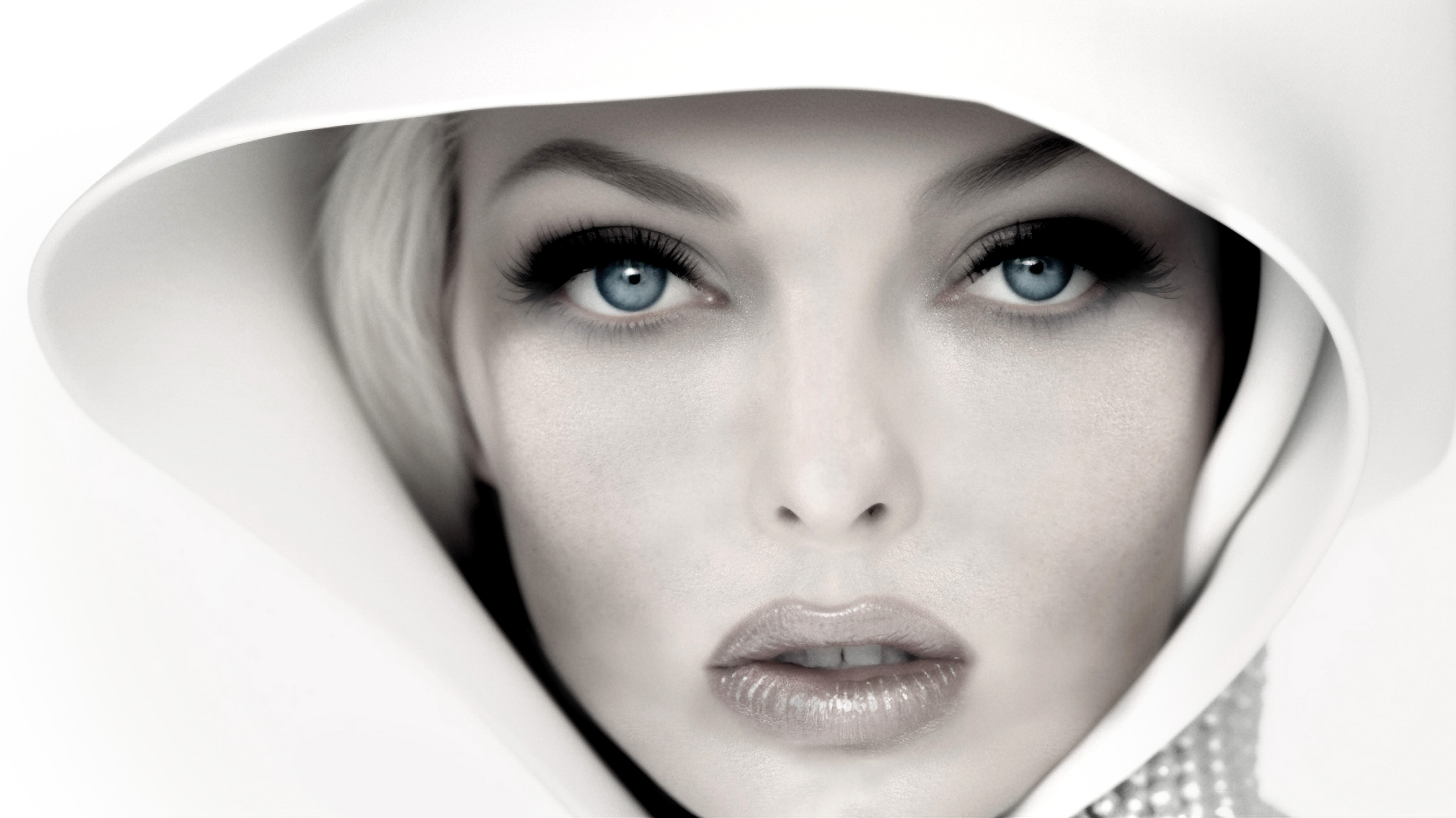 Minimalist fashion photography portrait using AI