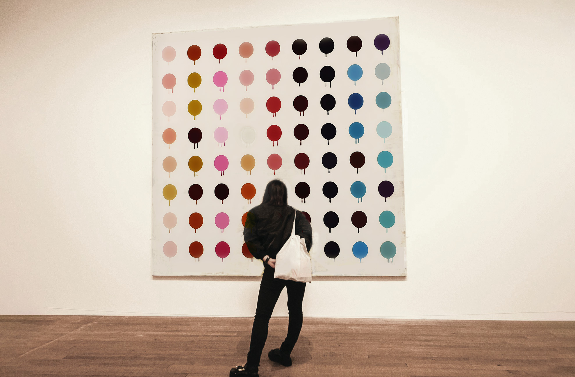Origins — large gallery canvas art by Matt Chansky, contemporary abstract series exploring the modern grid.