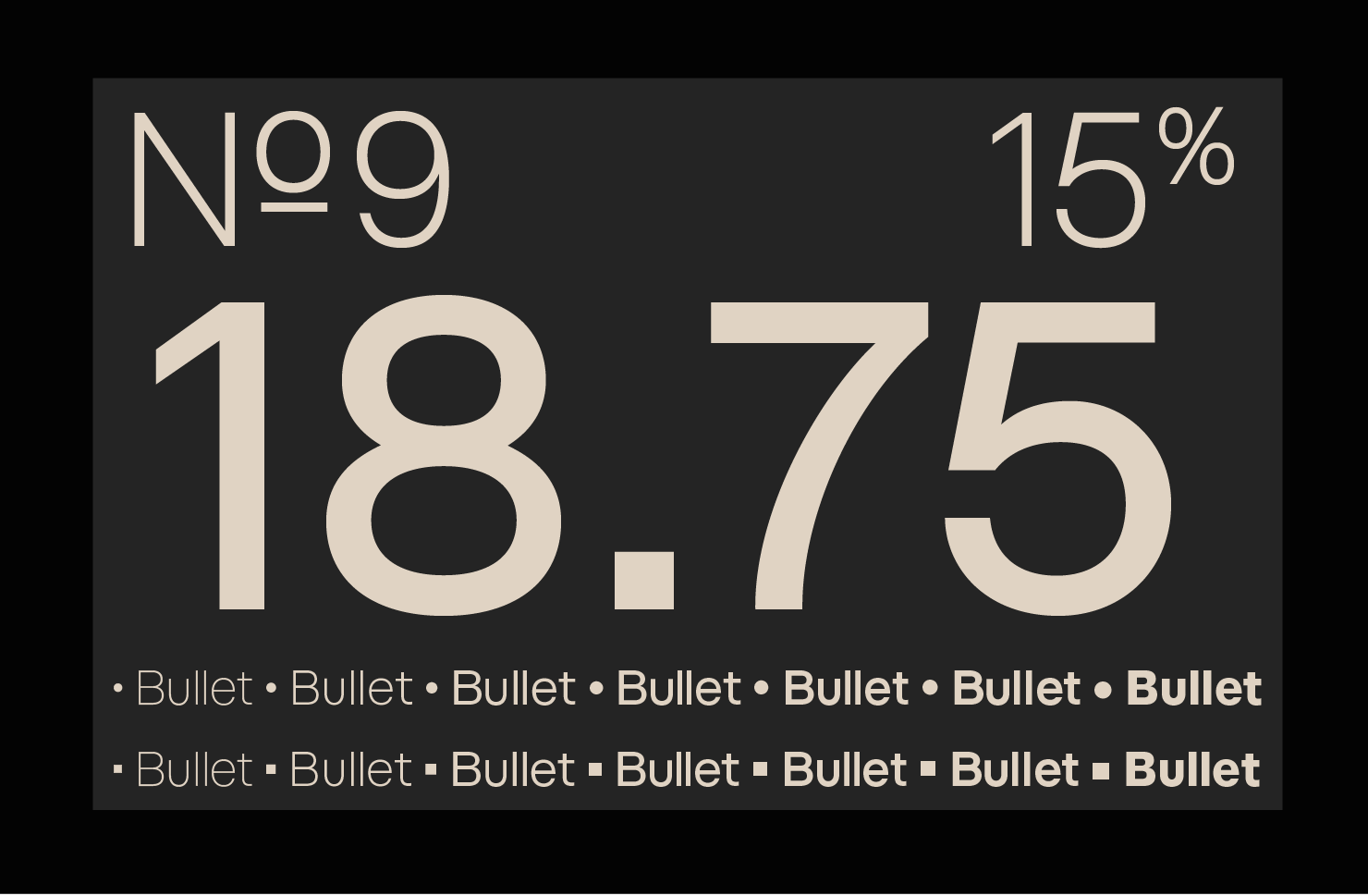 Modern Powerpoint font