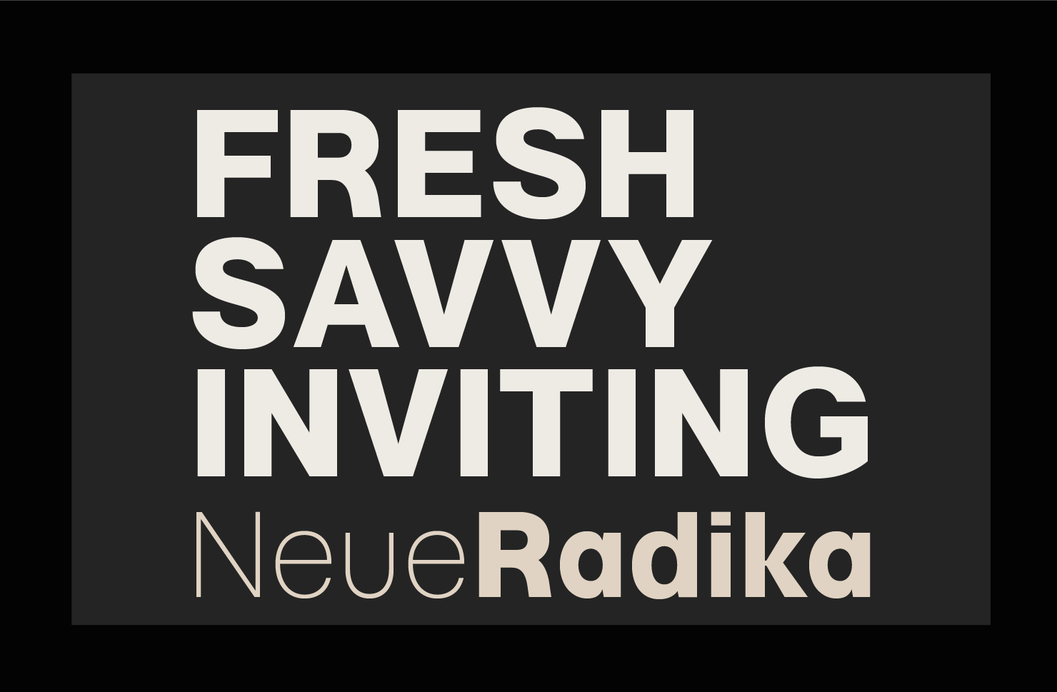 Modern Sans Serif Branding Font Family