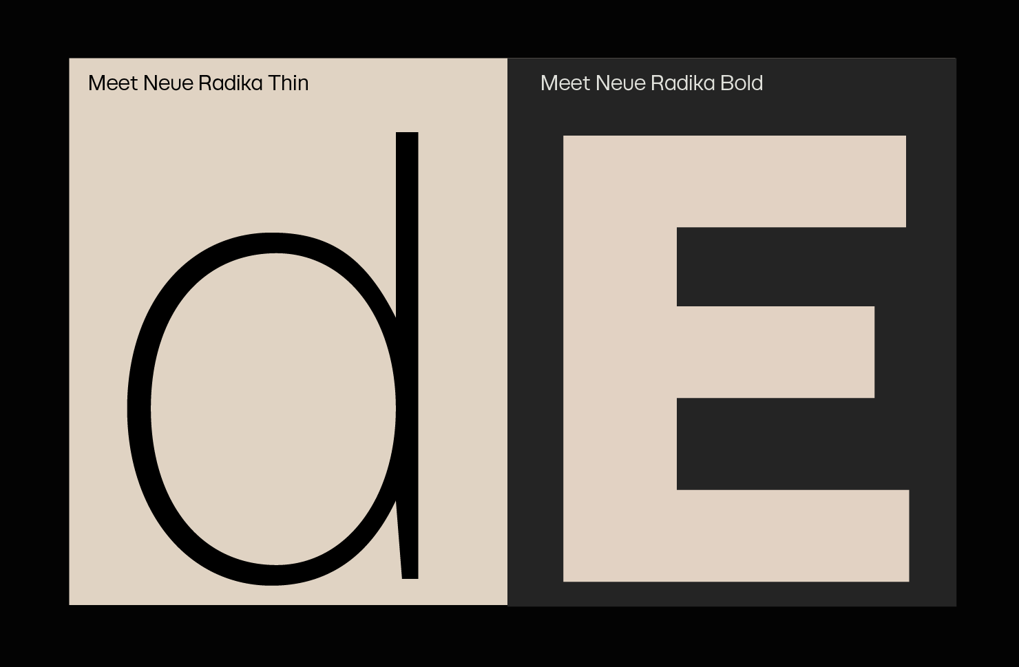 Modern sans serif