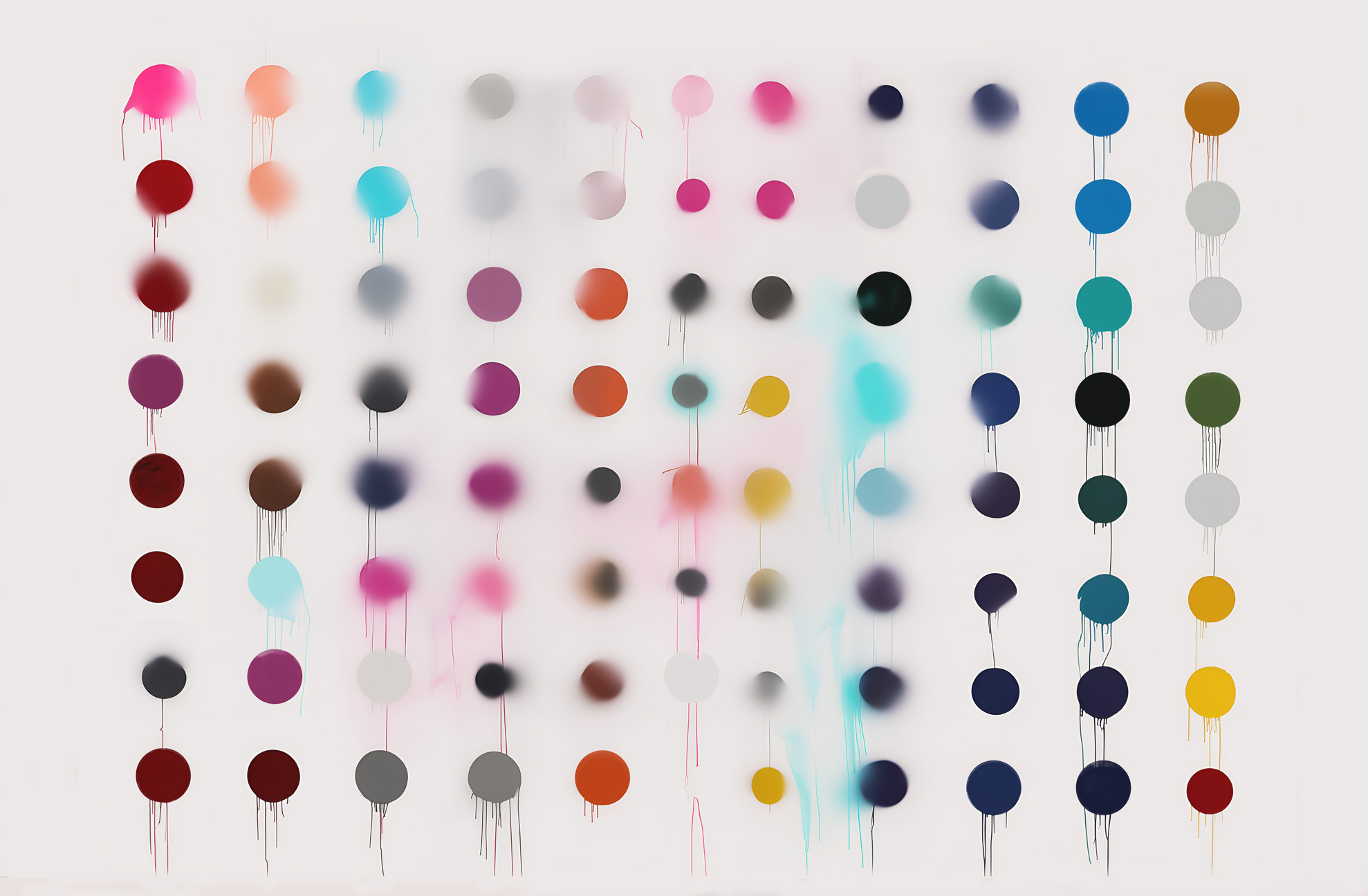 Origins, No. 13 — fine art on canvas by Matt Chansky, contemporary abstract painting exploring order and disorder.