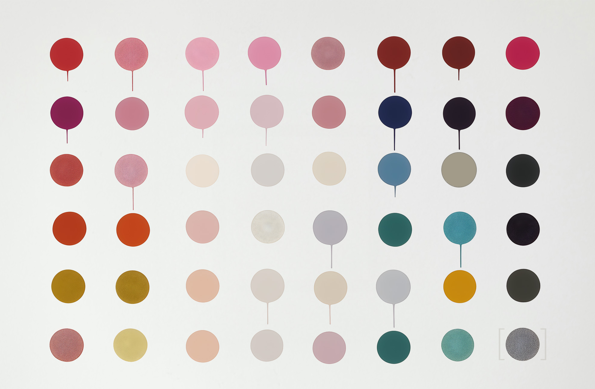Origins, No. 14 — fine art on canvas by Matt Chansky, modern abstract art gently exploring grids and entropy.