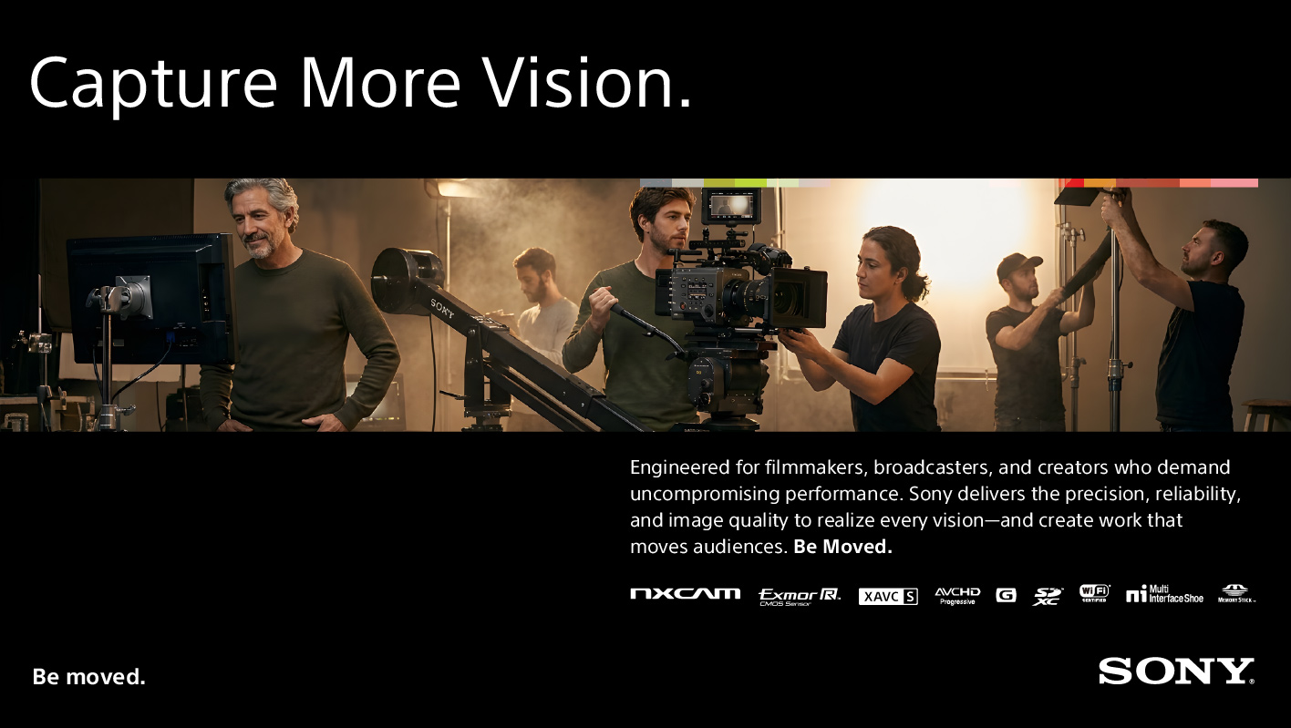 SONY advertising.